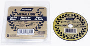 Norton 3" x 1/16" x 3/8" Medallion Type 41 Cut-Off Wheels CA 46 Grit T - 89030 - Image 1