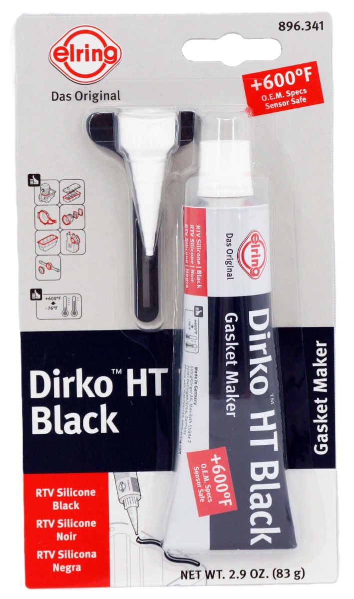 Elring 896.341 Silicone Gasket Maker Dirko HT Black Sealant High Temperature