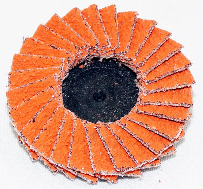 Norton 10 Discs 2 in Blaze Plastic Flat Flap Disc TR (Type III) Type 27 40 Grit - 90146