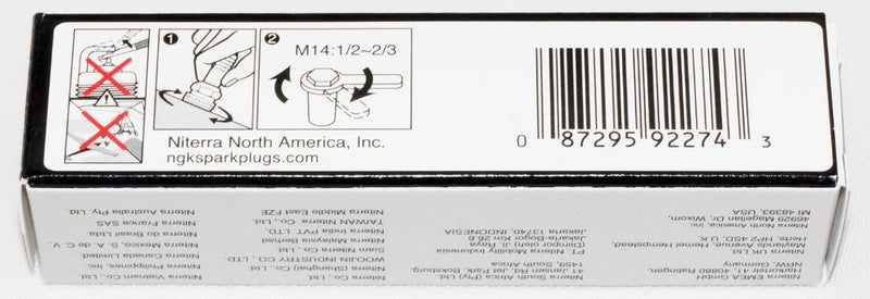 NGK 92274 Ruthenium HX Spark Plug LKAR8AHXS