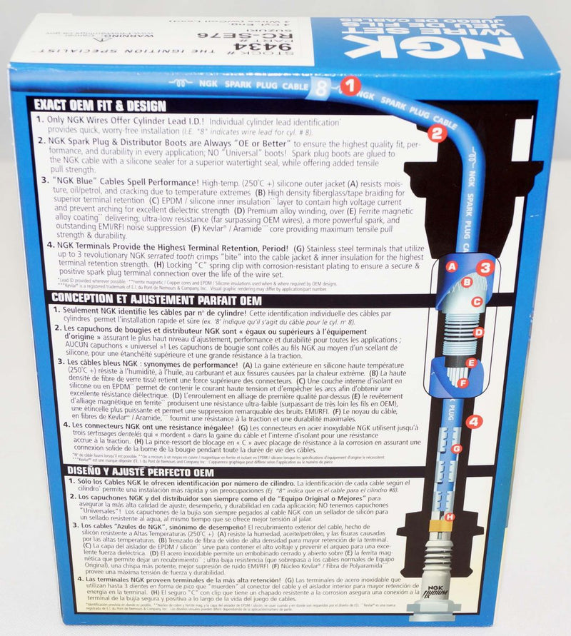NGK 9434 RC-SE76 Ignition Wire Set