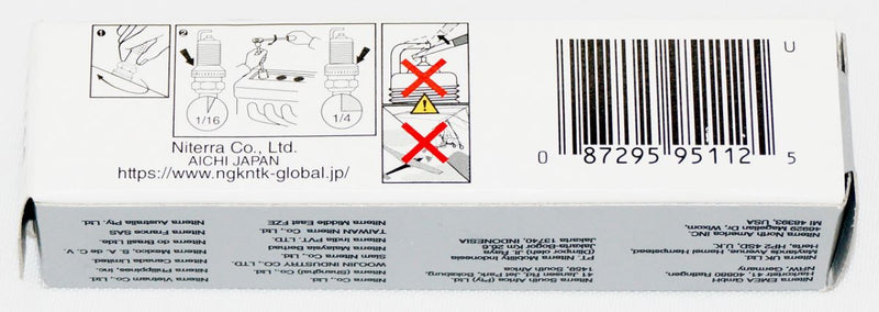 NGK 95112 ILZKAR8H8S Laser Iridium Spark Plug