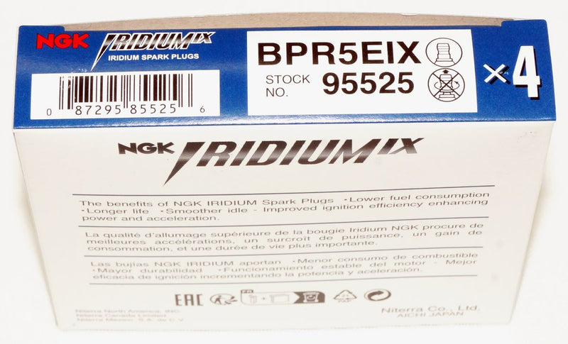NGK 95525 BPR5EIX Iridium IX Spark Plug