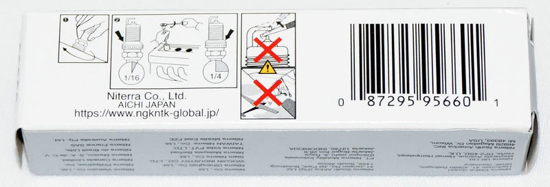 NGK 95660 Laser Iridium Spark Plug ILZKAR8J8SY for Honda CR-V Civic