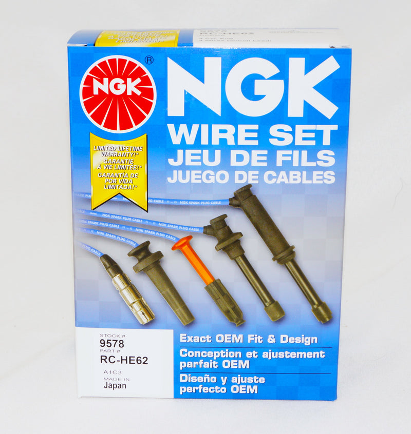 NGK 9578 Spark Plug Wire Set RC-HE62 fits Honda Accord Prelude 2.2L L4
