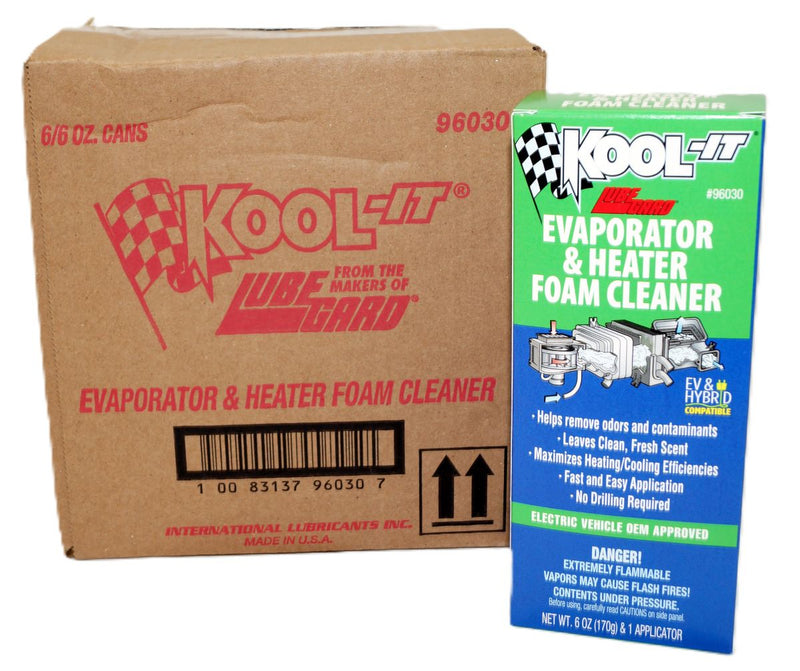 Lubegard 96030 KOOL-IT Evaporator and Heater Foam Cleaner 6 oz.