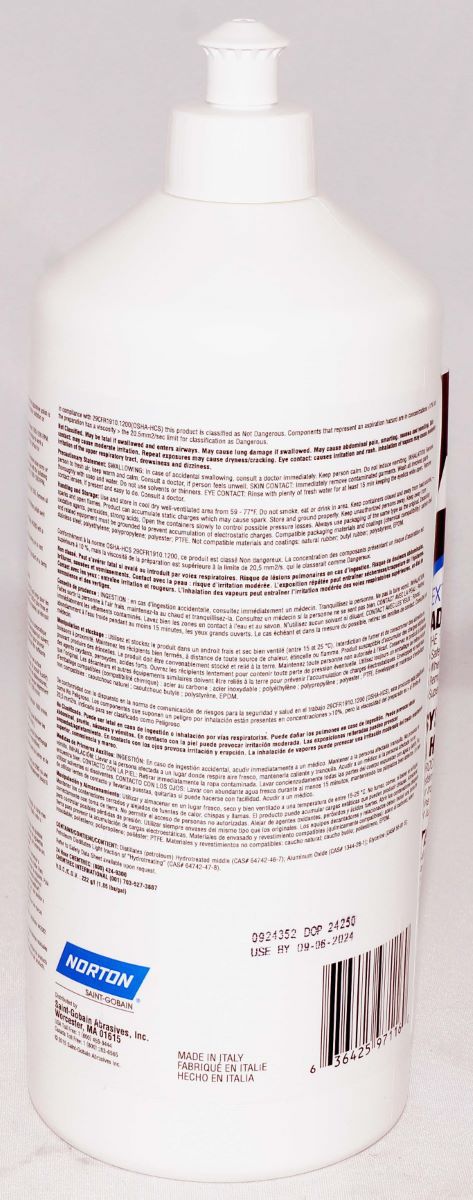 1 Quart Norton Liquid Ice Extra-Cut Defect Removal Compound - 97116 - Image 3