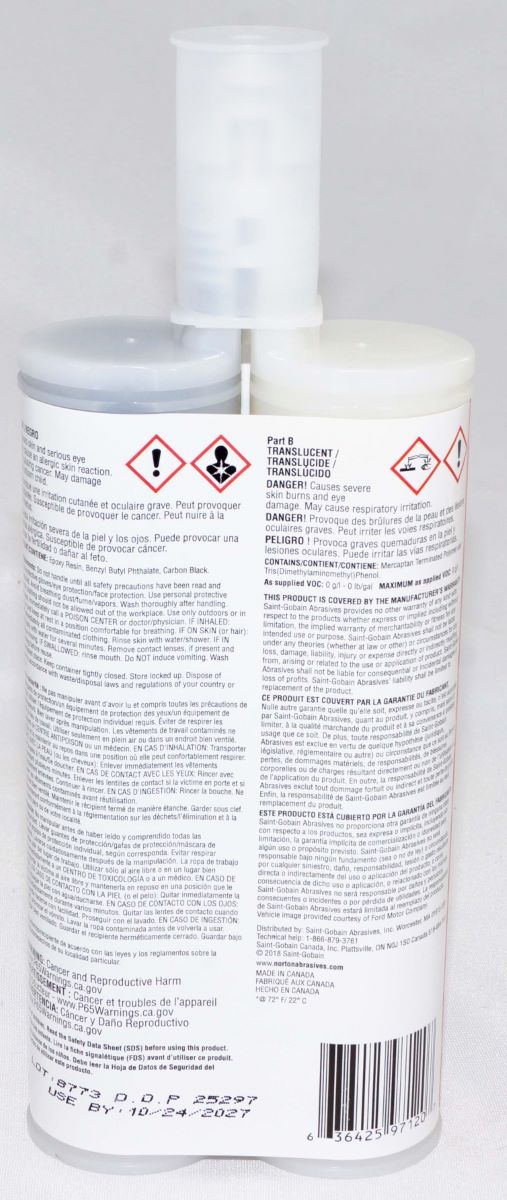 Norton SpeedGrip Seam Sealer Epoxy 220 ml Black - 97120