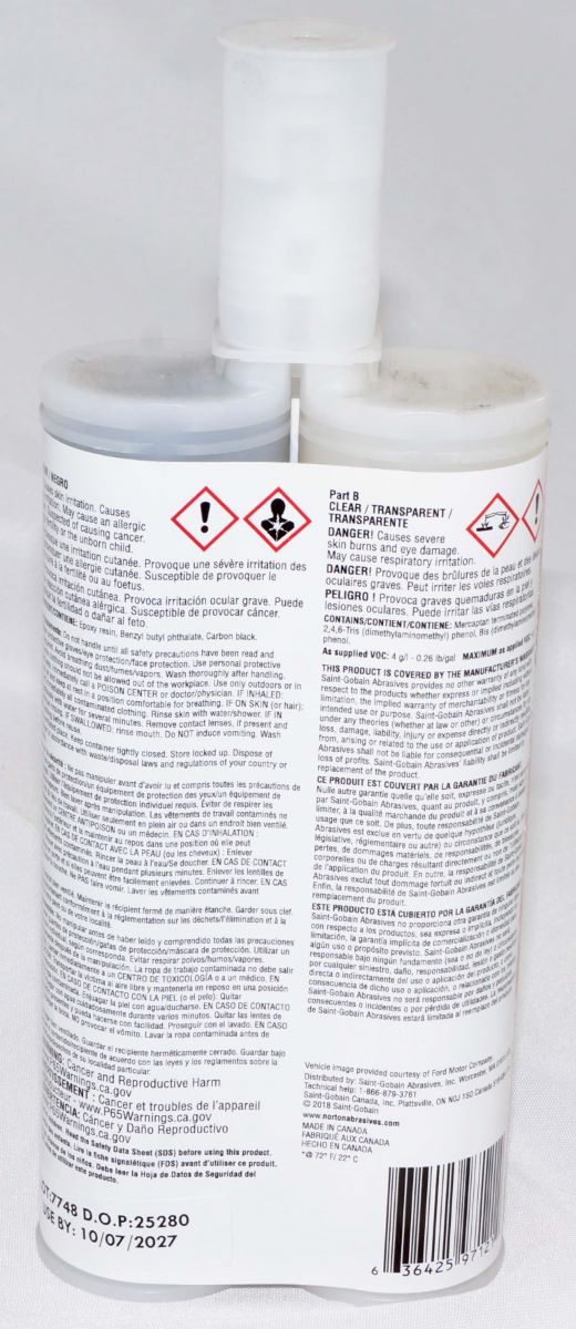 Norton SpeedGrip Epoxy Self-Leveling Seam Sealer 207 ml - 97121