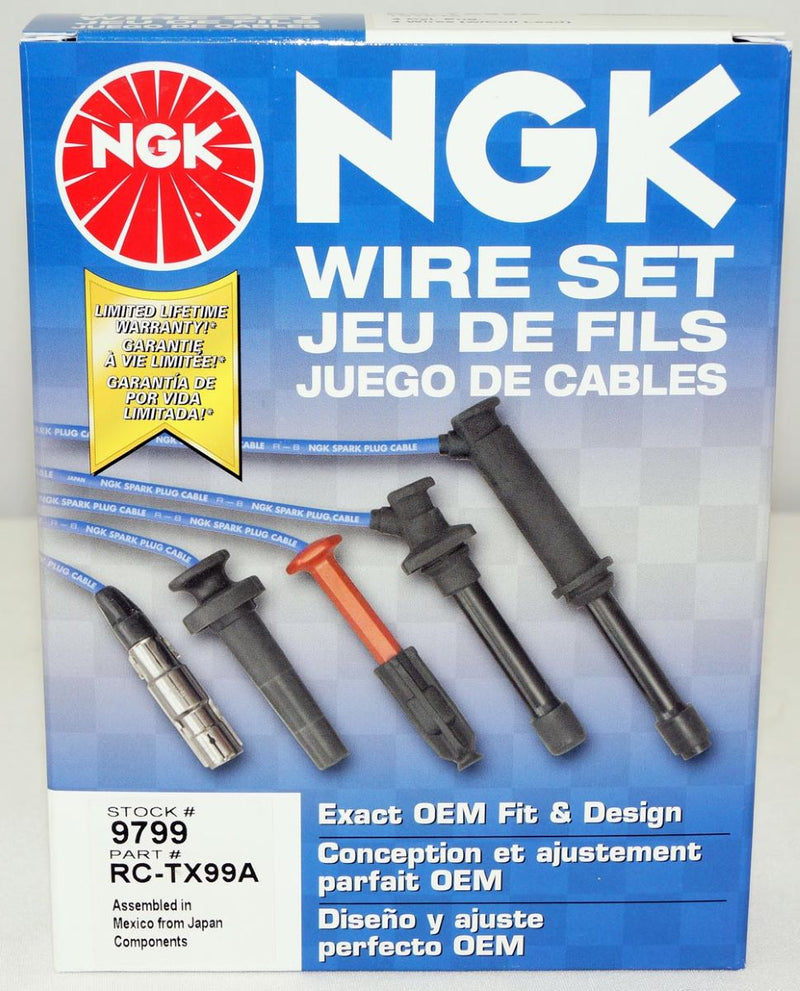 NGK 9799 Spark Plug Wire Set RC-TX99A TX99A for Toyota 4Runner Pick Up