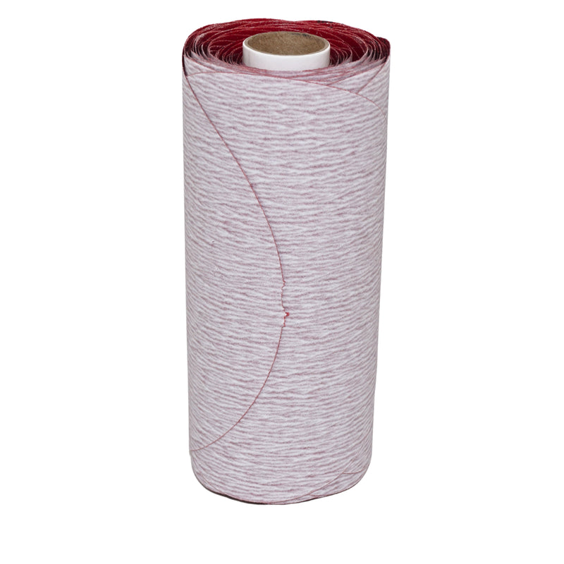 Carborundum 6" P400B Carbo Medalist Dri-Lube PSA Stick-On Disc - 99491 (100/roll)