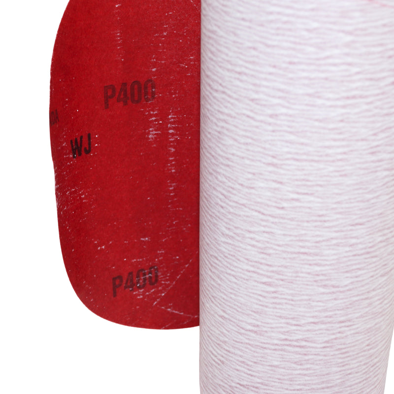 Carborundum 6" P400B Carbo Medalist Dri-Lube PSA Stick-On Disc - 99491 (100/roll)