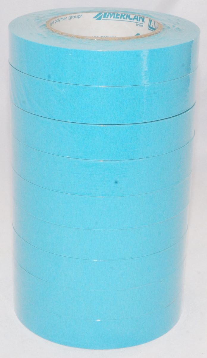 IPG American Aqua 1" Automotive Masking Tape AM2455 1" x 60yds Blue