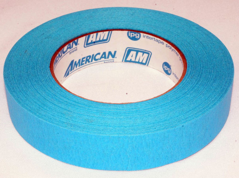 IPG American Aqua 1" Automotive Masking Tape AM2455 1" x 60yds Blue
