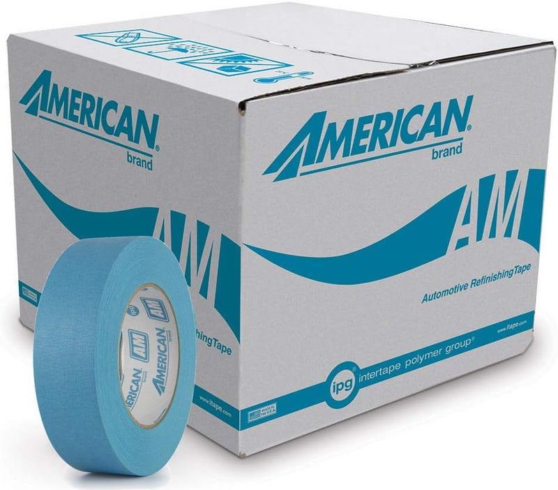 IPG American Blue Aqua Automotive Masking Tape 1-1/2" x 60yds AM3655 36mm