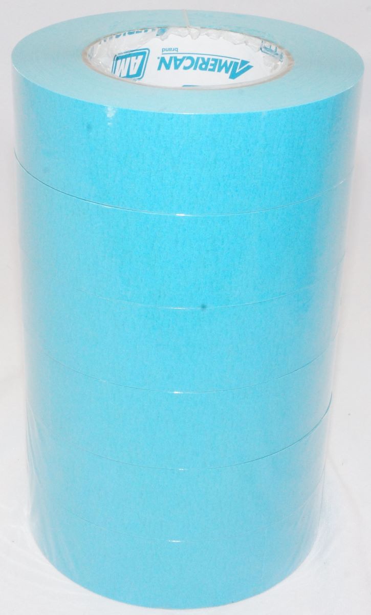IPG American Blue Aqua Automotive Masking Tape 1-1/2" x 60yds AM3655 36mm