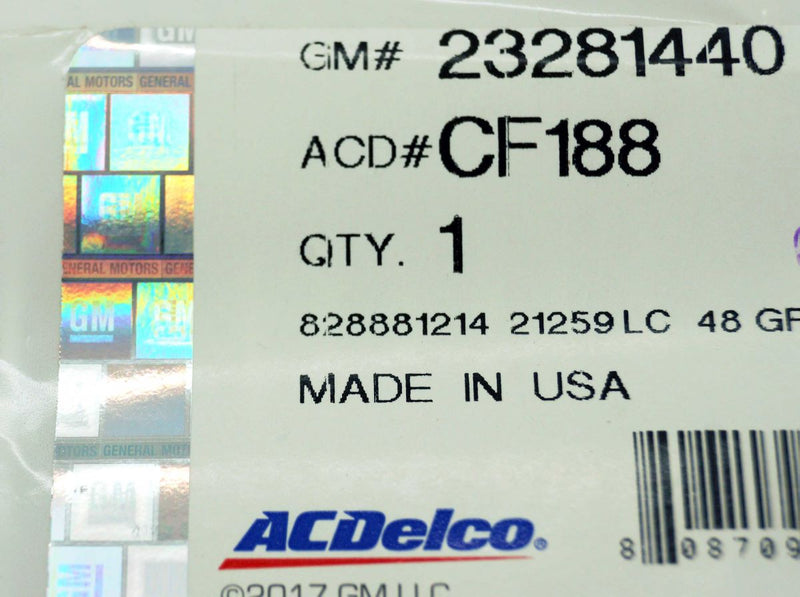 ACDelco Cabin Air Filter CF188 GM 23281440