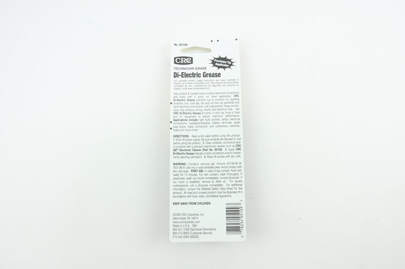 CRC 05109 Technician Grade Dielectric Grease .5oz - Authorized Distributer