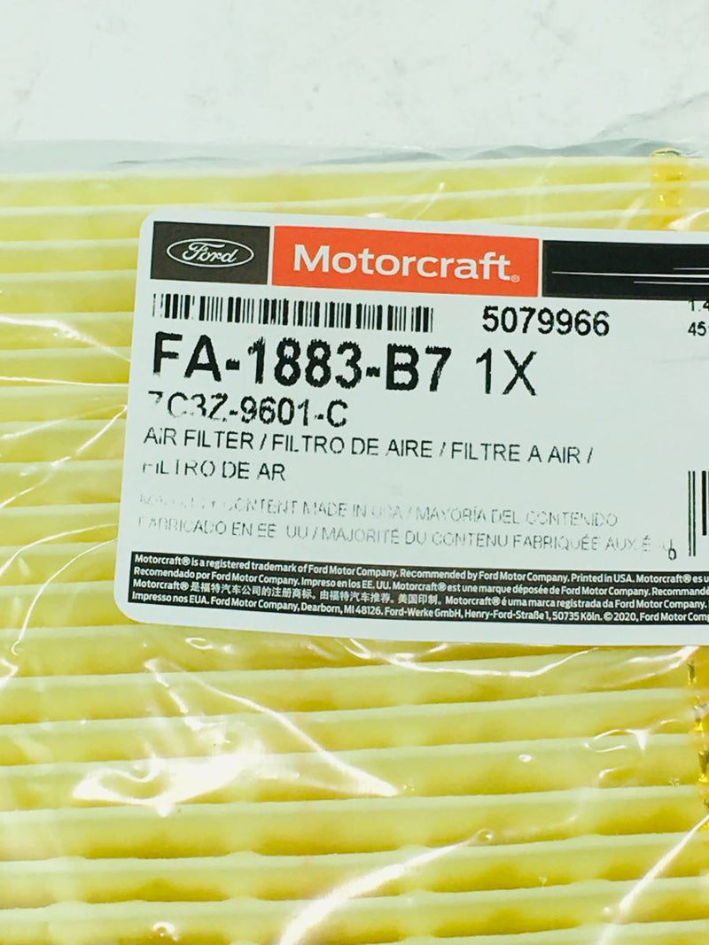 Motorcraft FA-1883-B7 Ford 7C3Z9601A Air Filter