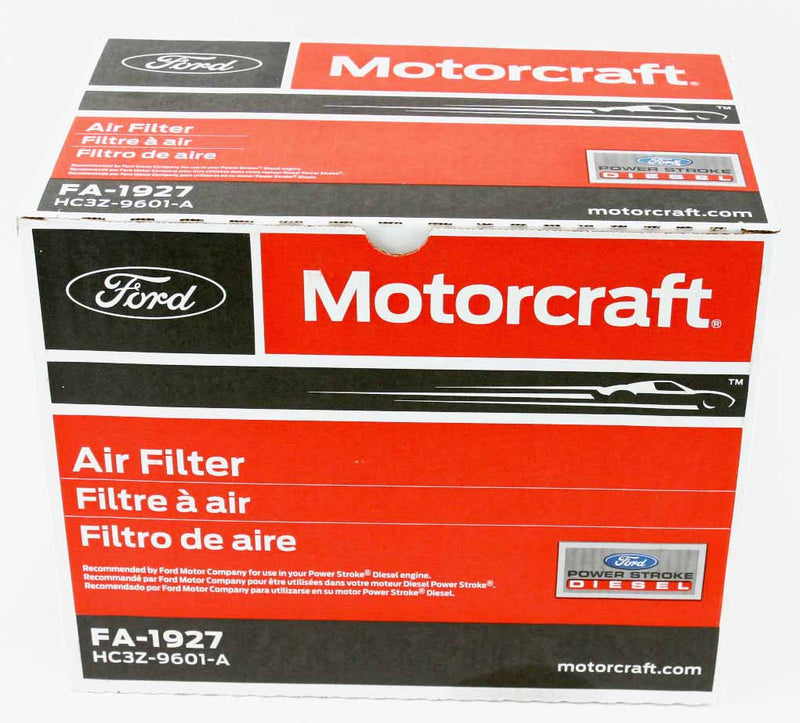 Powerstroke Diesel Air Filter Genuine OEM Motorcraft FA1927 Ford 3 Pack & Gloves - Image 3