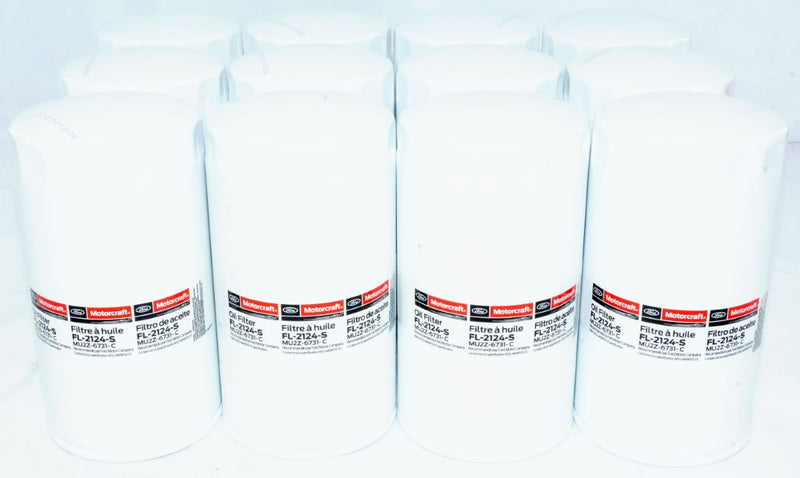 12 Bulk Packed Motorcraft FL2124S was FL2051S Engine Oil Filter Ford 6.7L Diesel - Image 1
