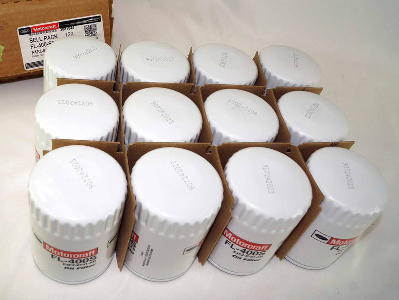 Motorcraft Case Bulk Packed of 12 - FL400S Engine Oil Filter E4FZ6731B