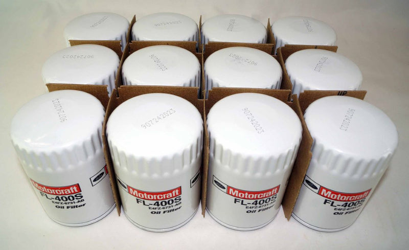 Motorcraft Case Bulk Packed of 12 - FL400S Engine Oil Filter E4FZ6731B