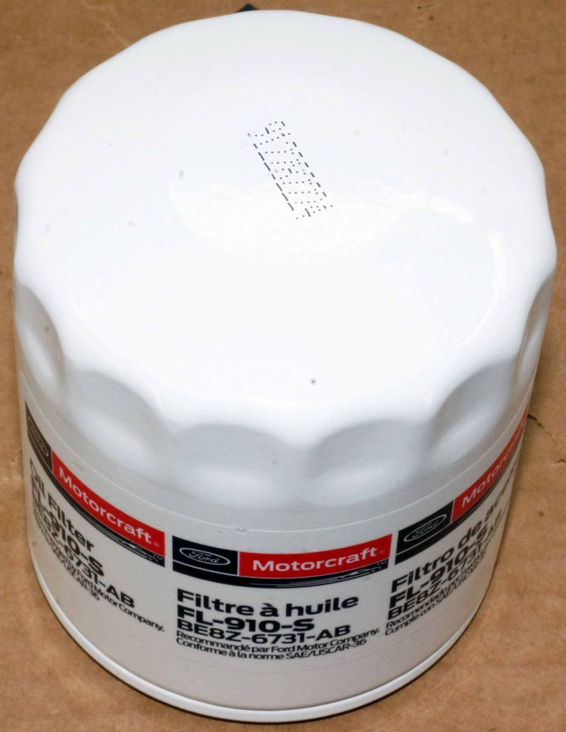 Motorcraft FL910S Engine Oil Filter Ford BE8Z6731AB FL910SB12