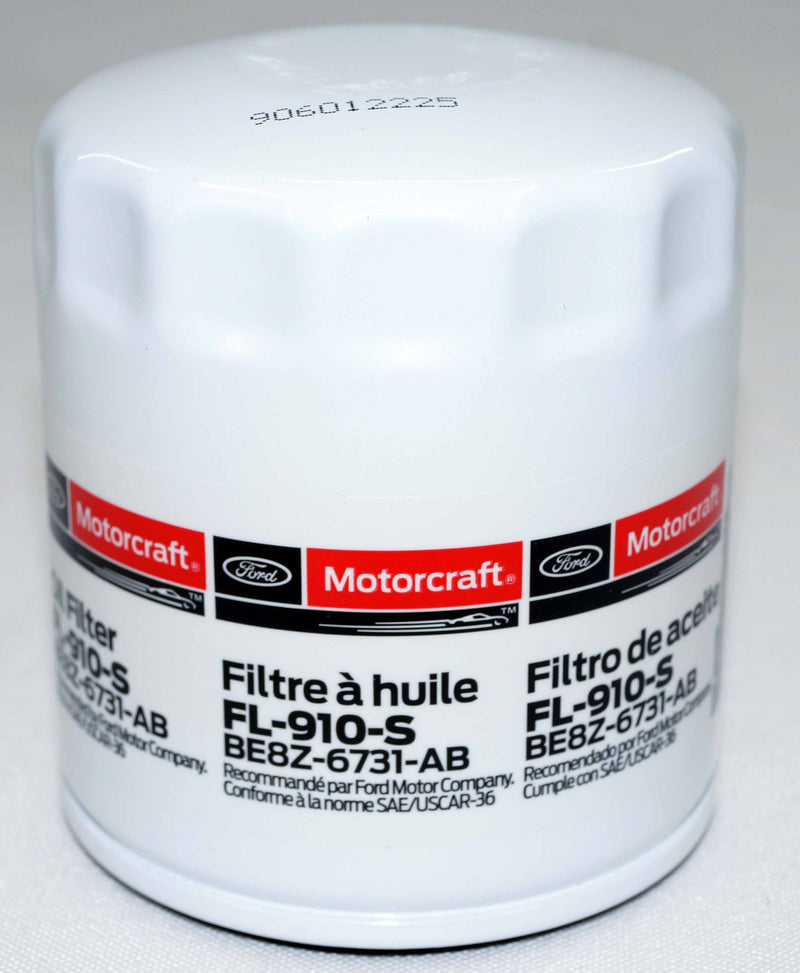 Motorcraft FL910S Engine Oil Filter Ford BE8Z6731AB