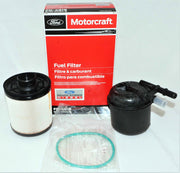 Diesel Fuel & Oil Filter Kit Motorcraft FD4615 FL2124S Genuine OEM Ford Filters - Image 2