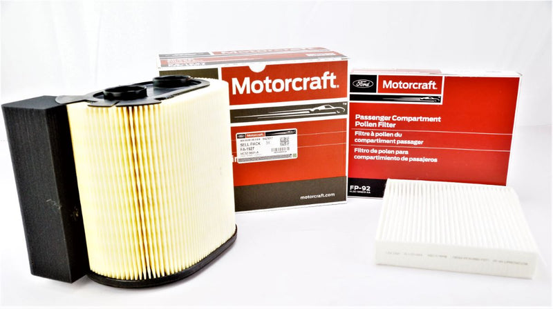 OEM Ford Powerstroke Diesel Engine & Cabin Filter Kit Motorcraft FA1927 FP92