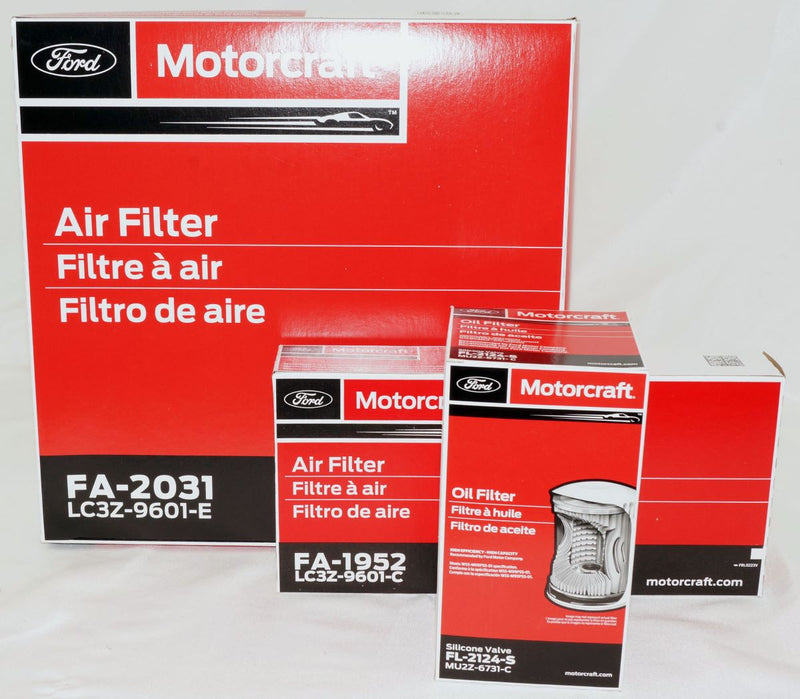 Genuine OEM Motorcraft Diesel Pre-Air Air & Oil Filter Kit FA2031 FA1952 FL2124S