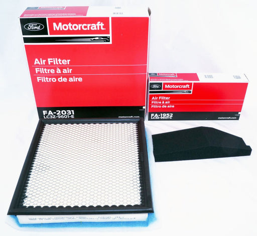 Genuine Motorcraft Air Filter Kit for Ford Diesel Trucks - FA2031 and FA1952 - Image 1