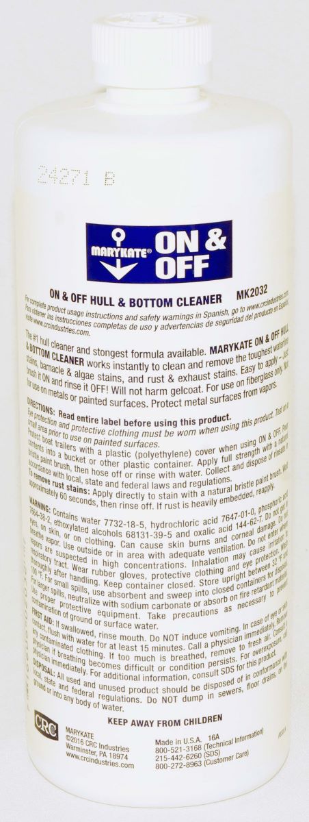 MaryKate MK2032 CRC On & Off Hull Bottom Cleaner 32 fl oz Instant Action