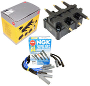 Genuine NGK Ignition Wire Set and Ignition Coil Kit for 07-11 Jeep Wrangler - Image 1