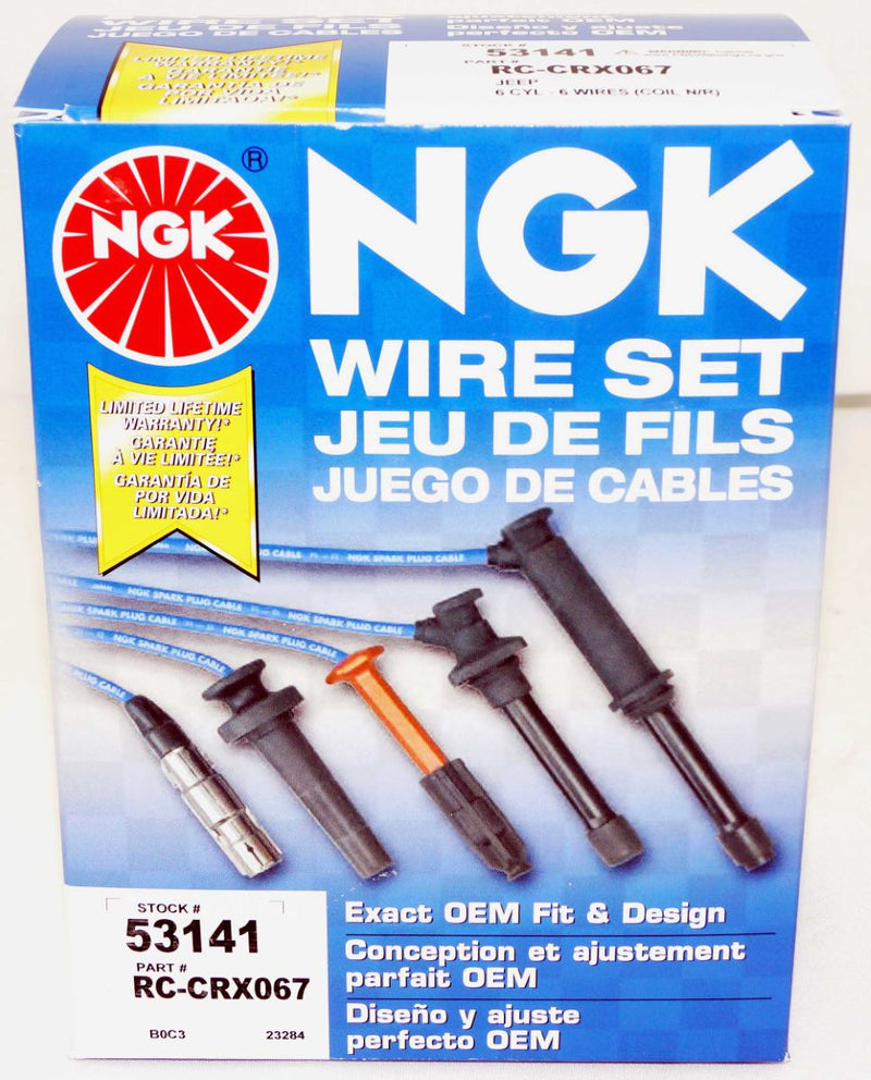 NGK Spark Plug, Ignition Wire Set and Ignition Coil Kit for 07-11 Jeep Wrangler - Image 3