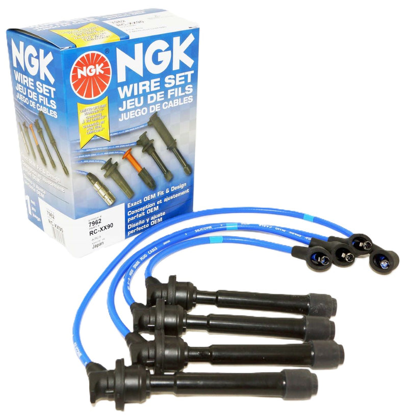 NGK Spark Plugs and Wire Set Kit for 07-12 Elantra 08-09 Spectra 10-11 Soul - Image 11