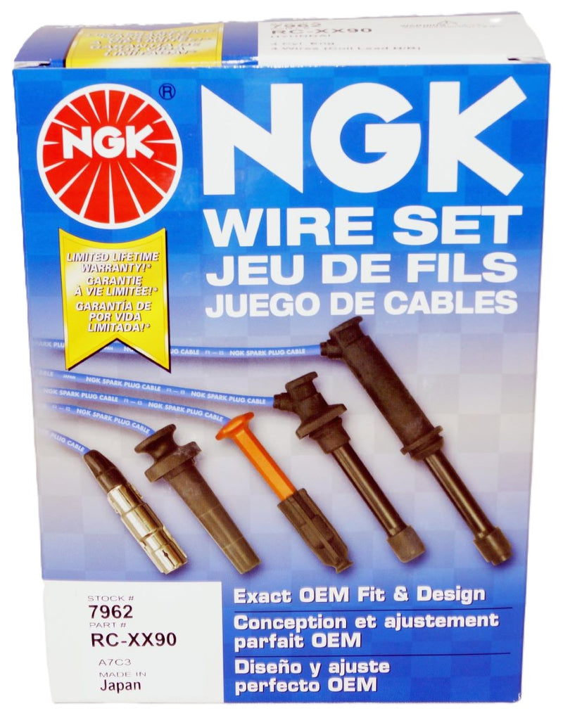 NGK Spark Plugs and Wire Set Kit for 07-12 Elantra 08-09 Spectra 10-11 Soul - Image 10