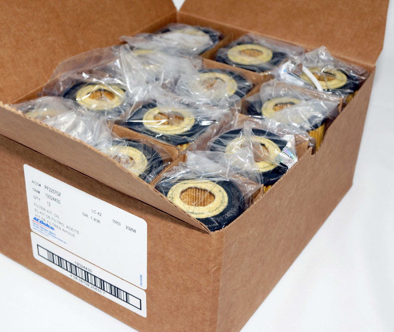 Case of 12 Genuine OEM ACDelco PF2257G Engine Oil Filter GM 55594651 PF2257GF - Image 1