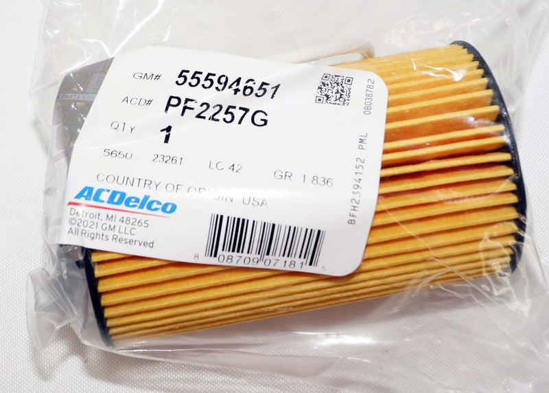 Case of 12 Genuine OEM ACDelco PF2257G Engine Oil Filter GM 55594651 PF2257GF - Image 4