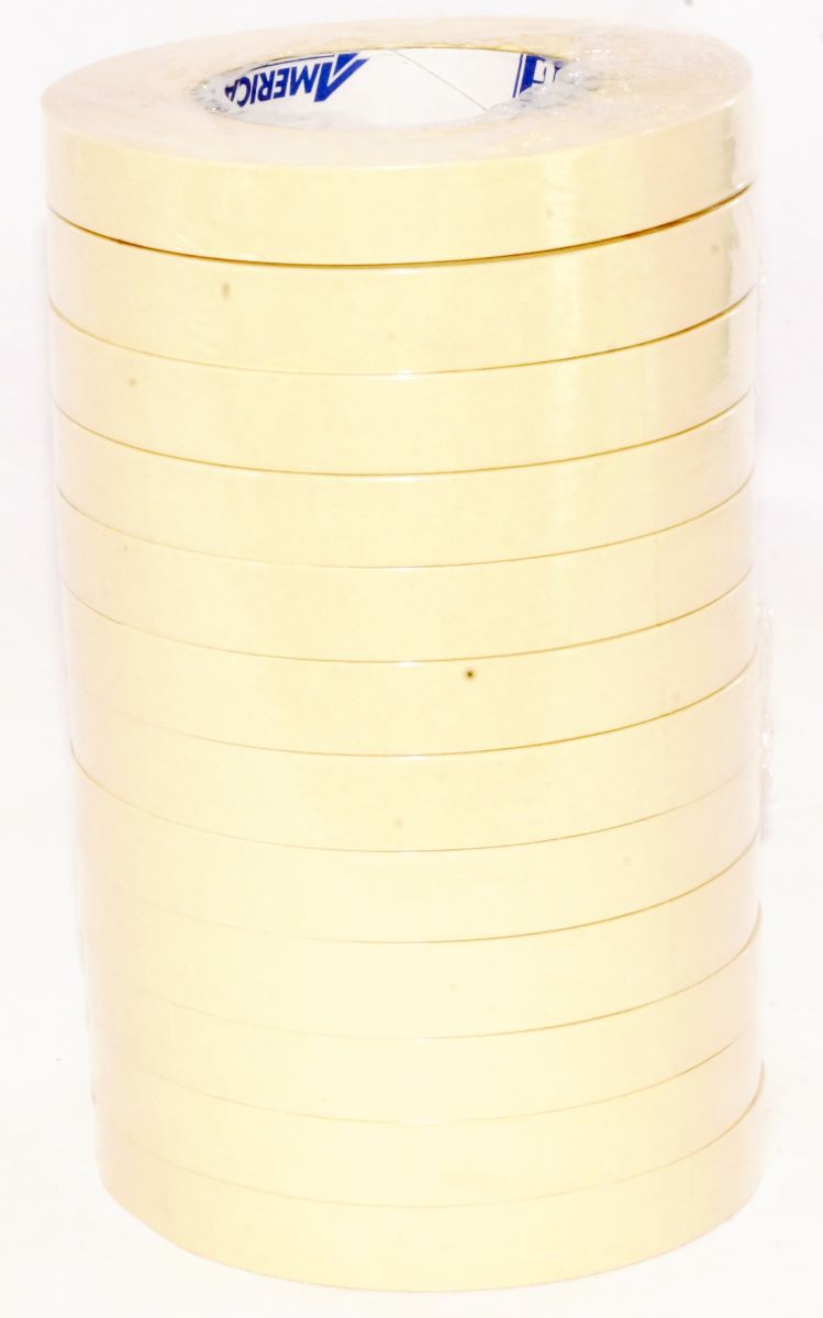 IPG American Premium Grade Automotive Masking Tape 0.70" x 60 yd Tan