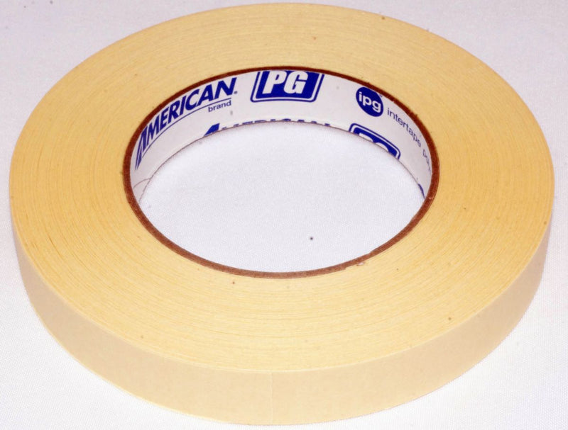 IPG American Premium Grade Automotive Masking Tape 0.70" x 60 yd Tan