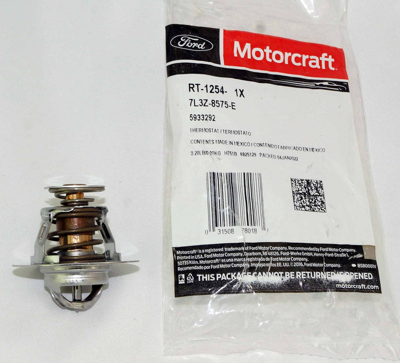 Motorcraft RT1254 Engine Thermostat and RG571 Gasket Seal Kit 92-11