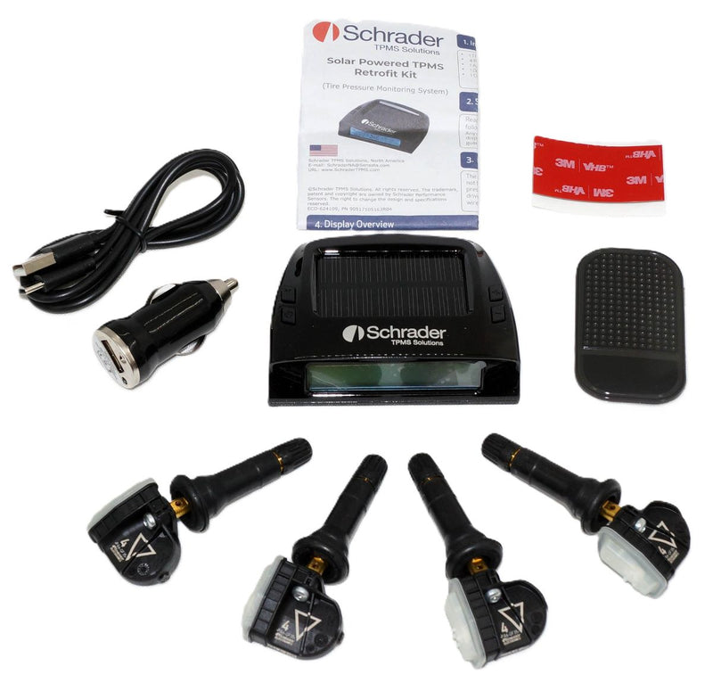 Schrader Tire Pressure Monitoring System TPMS Retrofit Kit SCHRFK4S