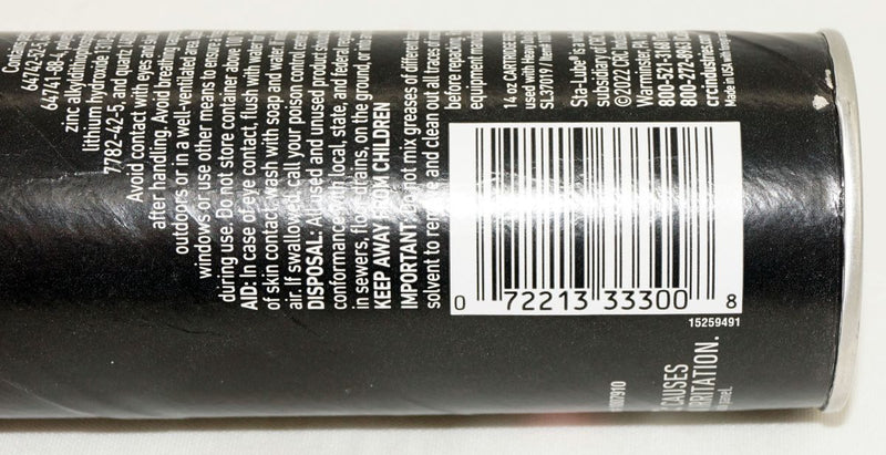 Sta-Lube SL3330 Moly-Graph Extreme Pressure Multi-Purpose Lithium 14 Oz CRC