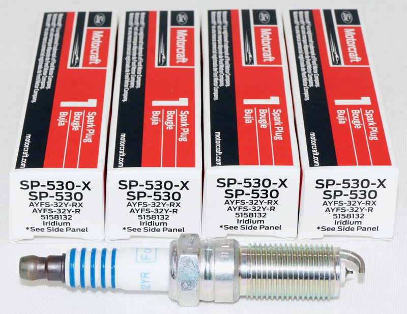 Motorcraft SP530 Iridium Spark Plugs Ford AYFS32YR Escape MKZ
