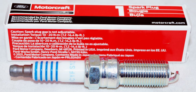 Motorcraft SP535X Iridium Spark Plug Ford CYFS12Y1X