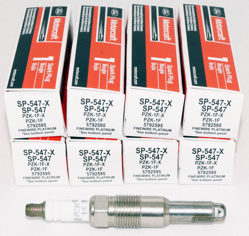 Motorcraft Platnum Copper Spark Plug SP-547X Ford PZK1FX SP547