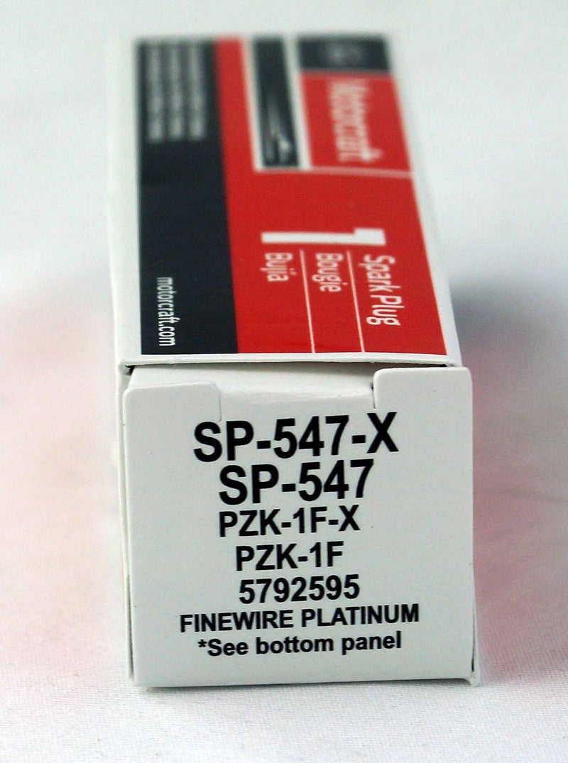 Motorcraft Platnum Copper Spark Plug SP-547X Ford PZK1FX SP547