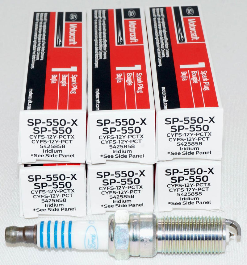 Motorcraft SP550X Iridium Spark Plug CYFS12YPCT  SP550